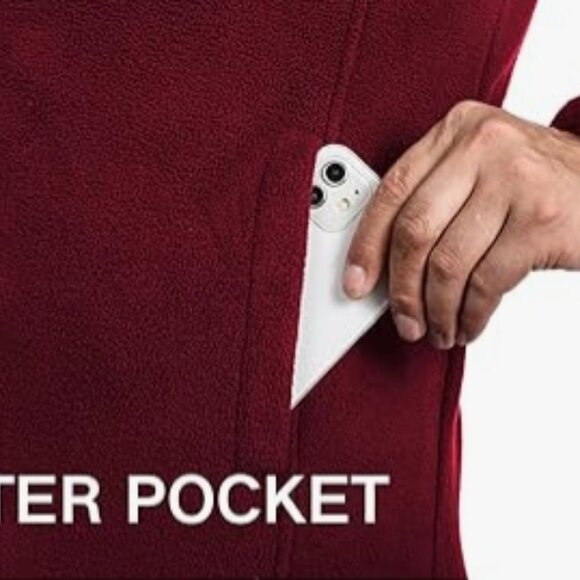 Colorado Men's Alpine Tech System Inner Jacket Tech Series Burgandy Wine NEW - Picture 5 of 5